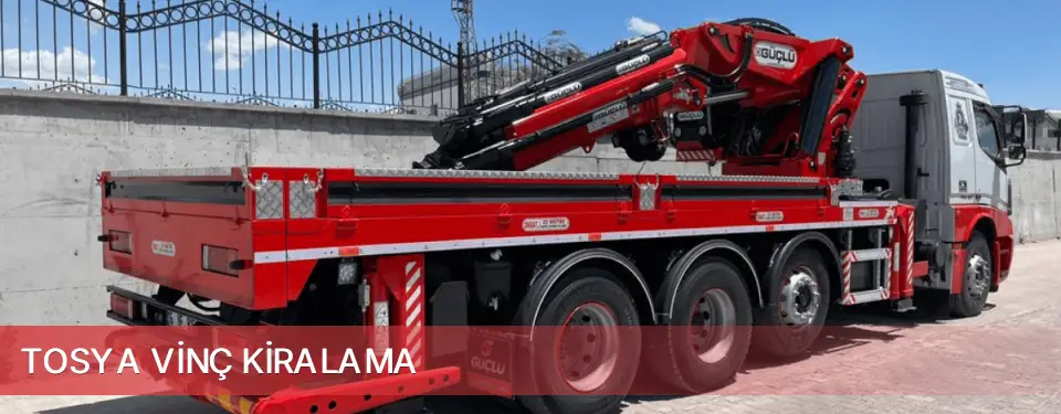 Tosya İlçemi Vinç Kiralama
